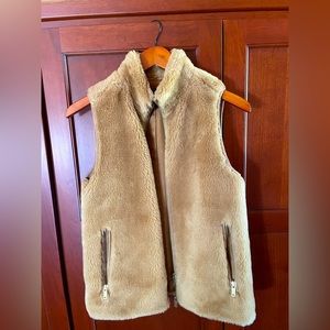 JCrew Collection fuzzy vest